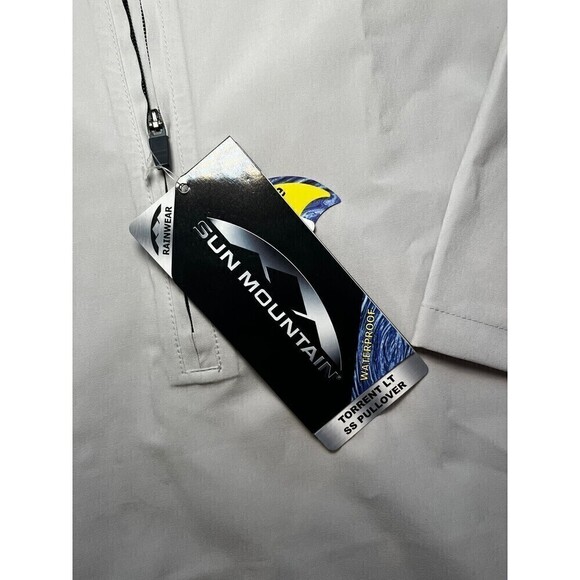 NWT Sun Mountain Waterproof Torrent LT Short Sleeve Pullover Mens Sz Large - Picture 2 of 7